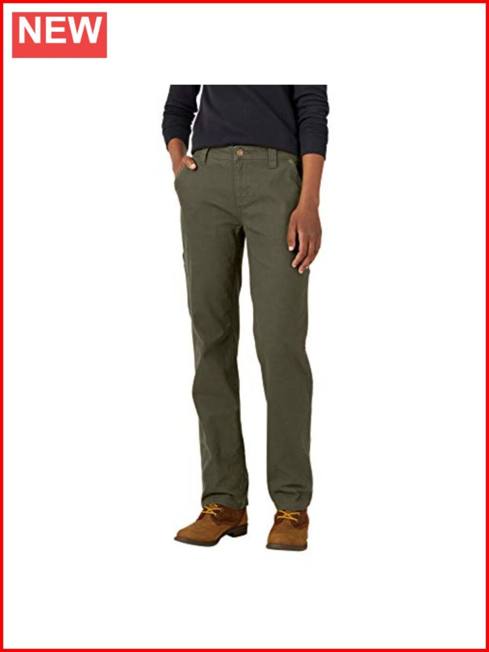 Relaxed Straight Carpenter Work Pants Stretch Duck Multi-Pocket Utility
